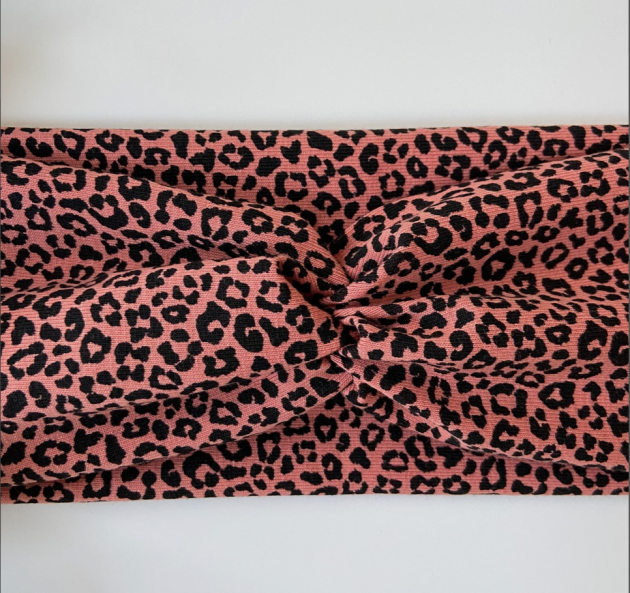 Haarband rosa Leo – Bild 3