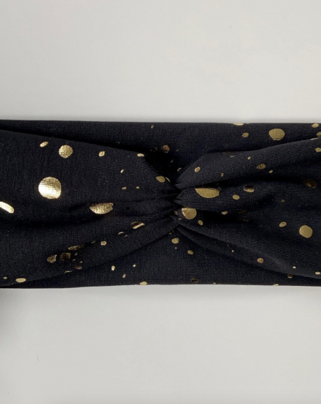 Haarband black gold points – Bild 3