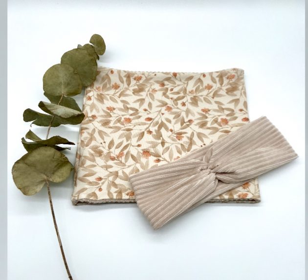 Loop Set Creme Cord und Blossem Jersey – Bild 6