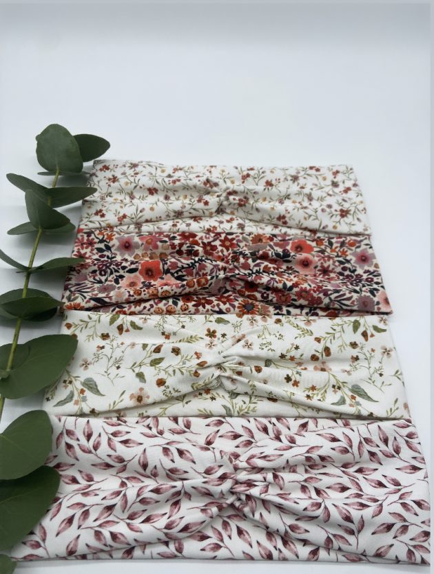 Haarband mit beliebten Blumenmuster – Bild 3